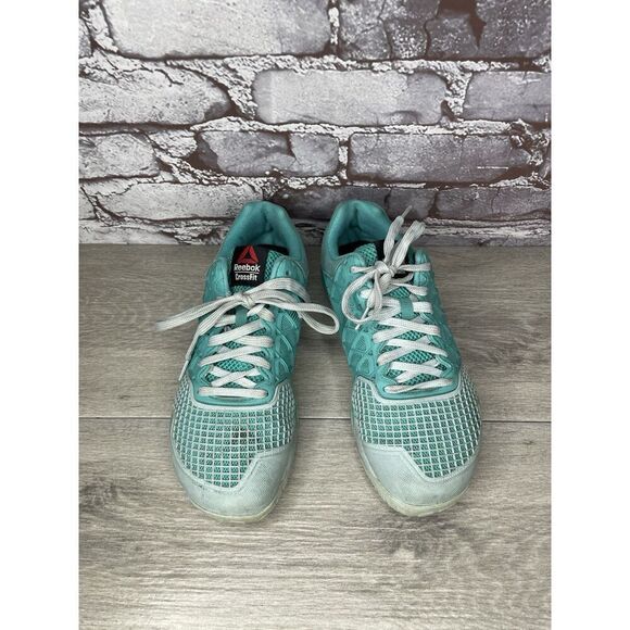 Reebok CrossFit CF74 Aqua Blue Synthetic Gym Training Shoes Women’s 8.5M US/39EU - Picture 3 of 16